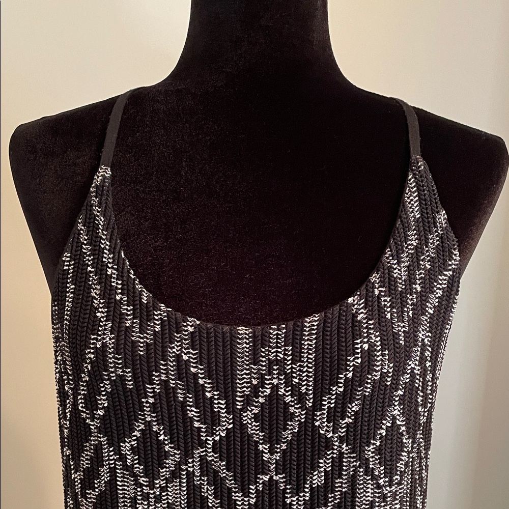Aeropostale Black and White Geometric Mini Dress - Picture 3 of 13